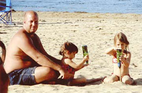 p&egrave;re et enfants